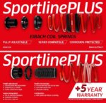 Eibach SportlinePLUS height-adjustable springs for VW Golf CD1
