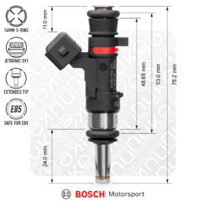 Nuke Performance Bosch injector 627cc, 53mm (EV14S)