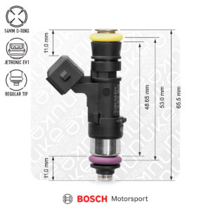 Nuke Performance Bosch injector 2200cc NGI2, 53mm (EV14S)