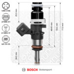 Nuke Performance Bosch injector 870cc, 53mm (EV14S)
