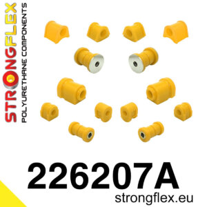 Strongflex Komplet čahura prednjeg ovjesa i stražnje grede SPORT za VOLKSWAGEN GOLF 17 / VOLKSWAGEN JETTA 16