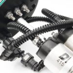 Nuke Performance SAE ID8 Fuel pump mounting kit for Single fuel pump