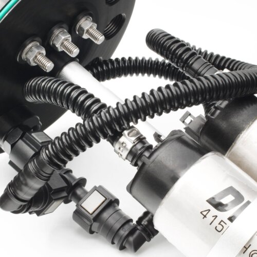 Nuke Performance SAE ID8 Fuel pump mounting kit for Single fuel pump