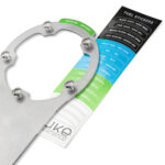 Nuke Performance Steel mounting bracket for Remote filler cap, with M6 bolts