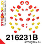 Strongflex complete polyurethane suspension bush kit for TOYOTA Altezza XE10 / LEXUS IS