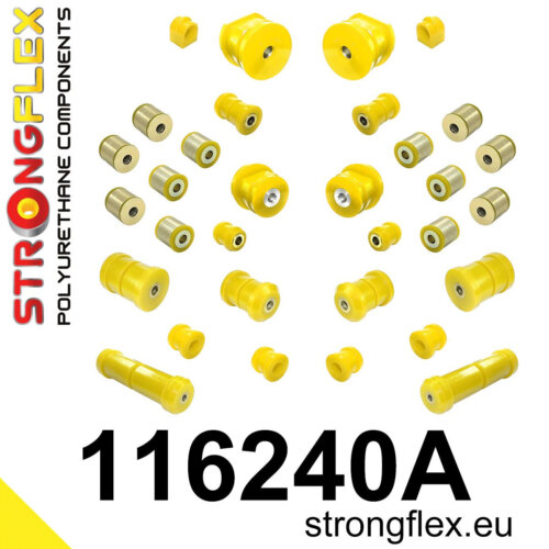 Strongflex full suspension bush kit SPORT for MERCEDES-BENZ C-CLASS 202 / MERCEDES-BENZ CLK W208