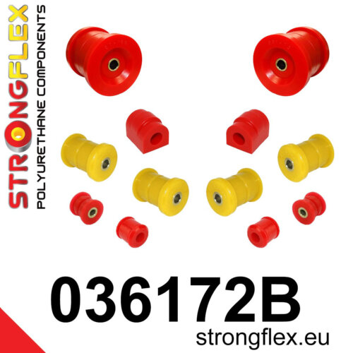 Strongflex rear suspension bush kit for BMW 5 E34 / BMW 7 E32