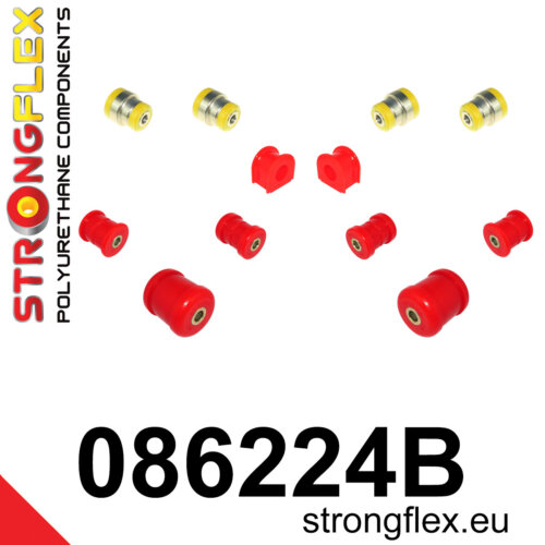 Strongflex front suspension bush kit for HONDA Prelude