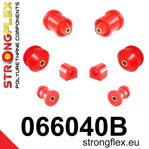 Strongflex Komplet čahura prednjeg ovjesa i stražnje grede za ALFA ROMEO MITO 955 / FIAT Punto 199