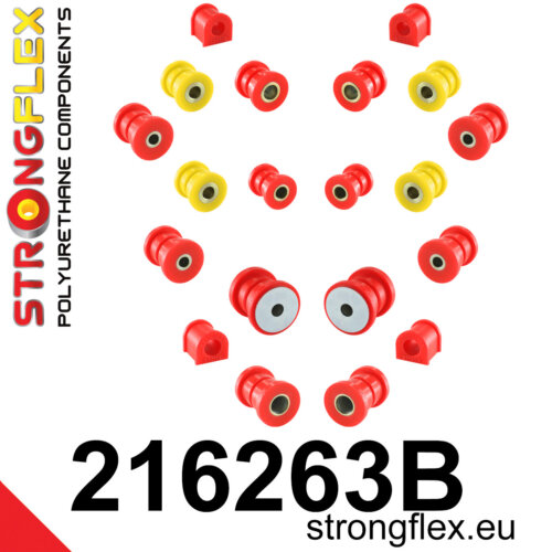 Strongflex full suspension bush kit for TOYOTA Celica