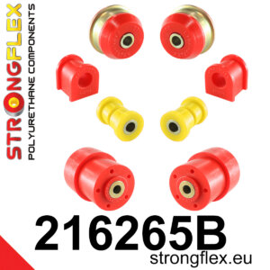 Strongflex Komplet čahura prednjeg ovjesa i stražnje grede za TOYOTA Corolla