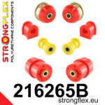 Strongflex front suspension and rear beam bush kit for TOYOTA Corolla