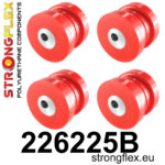 Strongflex Komplet čahura stražnjeg podokvira za AUDI A6 C5 / VOLKSWAGEN PASSAT 3B