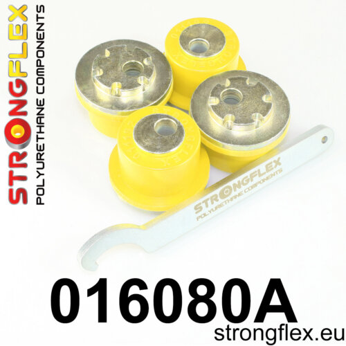 Strongflex Front upper arm bush kit eccentric SPORT for ALFA ROMEO 147 937 / ALFA ROMEO 166 936