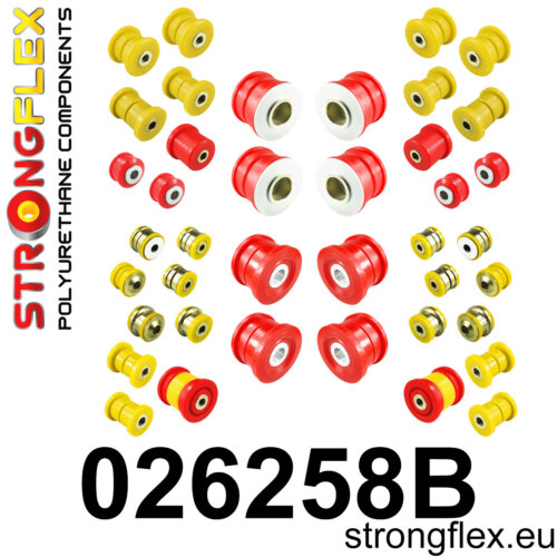 Strongflex complete polyurethane suspension bush kit for AUDI Q7 4L / VW TOUAREG 7L