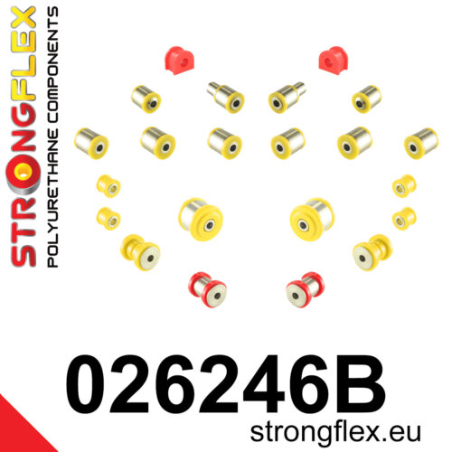 Strongflex rear suspension bush kit for AUDI A8 D2