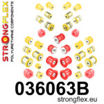 Strongflex complete polyurethane suspension bush kit for BMW 5 F10