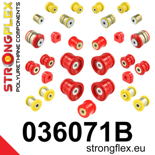Strongflex complete polyurethane suspension bush kit for BMW X5 F15 / BMW X6 F16