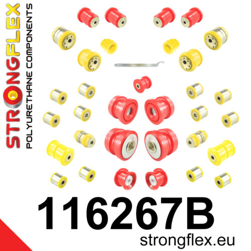 Strongflex complete polyurethane suspension bush kit for MERCEDES-BENZ CL C215 / MERCEDES-BENZ S-CLASS 220