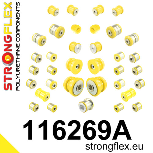 Strongflex Kompletni poliuretanski komplet čahura ovjesa SPORT za MERCEDES-BENZ CL C216 / MERCEDES-BENZ S-CLASS 221
