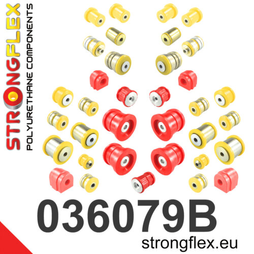 Strongflex complete polyurethane suspension bush kit for BMW 5 F10