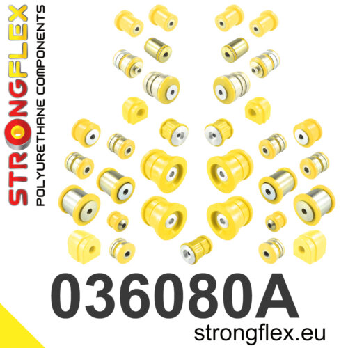 Strongflex complete polyurethane suspension bush kit SPORT for BMW 5 F10