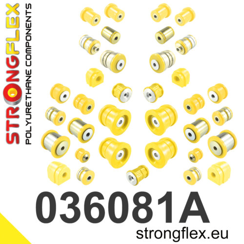 Strongflex complete polyurethane suspension bush kit SPORT for BMW 7 F01