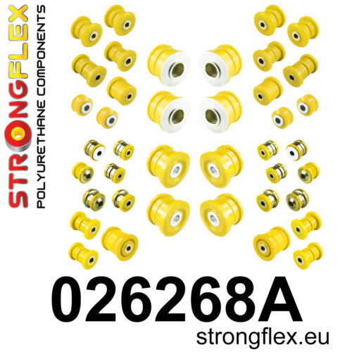 Strongflex complete polyurethane suspension bush kit SPORT for PORSCHE Cayenne II / VW TOUAREG 7P