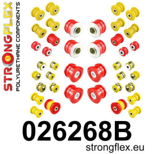 Strongflex complete polyurethane suspension bush kit for PORSCHE Cayenne II / VW TOUAREG 7P
