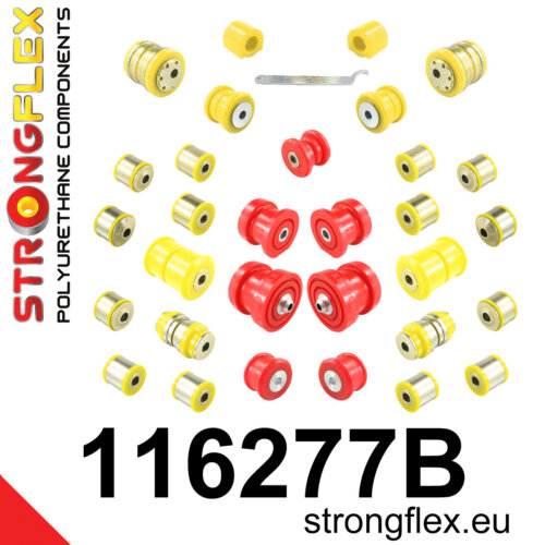 Strongflex complete polyurethane suspension bush kit for MERCEDES-BENZ GLK X204