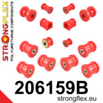 Strongflex complete polyurethane suspension bush kit for SUZUKI Ignis / SUBARU JUSTY G3X