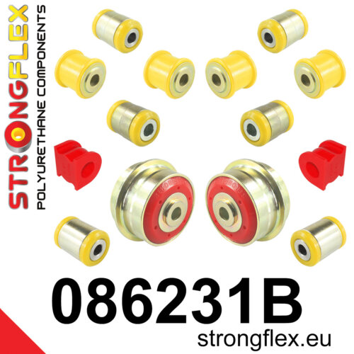 Strongflex rear suspension bush kit for HONDA ACCORD CL