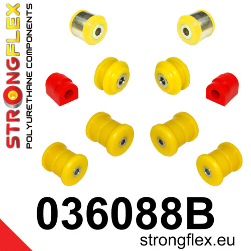 Strongflex rear suspension bush kit for BMW 7 E38