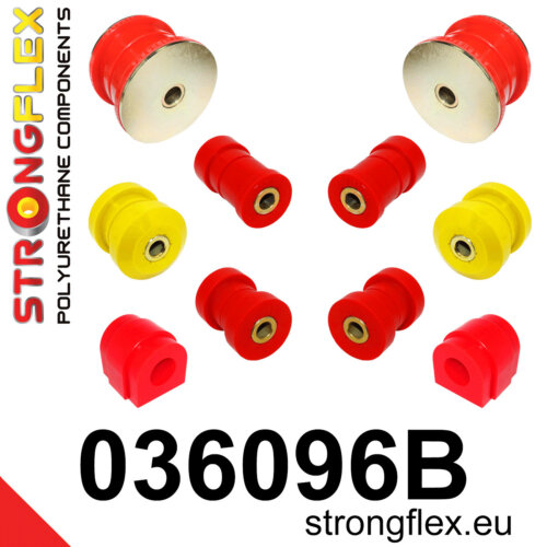 Strongflex rear suspension bush kit for BMW X3 E83