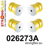 Strongflex Rear subframe bush kit SPORT - before 28.05.2012 for AUDI A3 8P / AUDI A1 8X