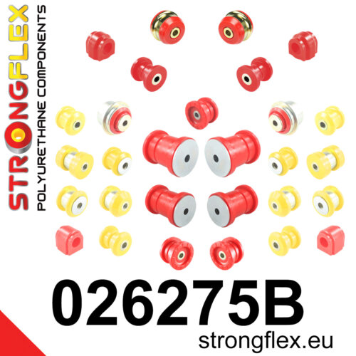 Strongflex complete polyurethane suspension bush kit for AUDI A3 8V / AUDI A3 8Y