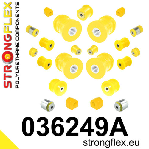 Strongflex complete polyurethane suspension bush kit SPORT for BMW 5 E60