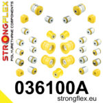 Strongflex complete polyurethane suspension bush kit SPORT for BMW X3 F25 / BMW X4 F26