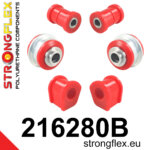 Strongflex front suspension bush kit for SUBARU Trezia / TOYOTA Yaris II
