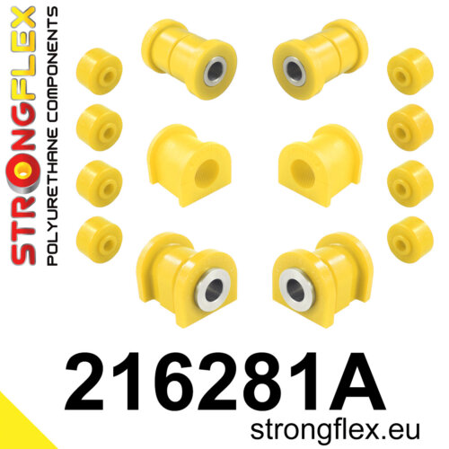 Strongflex front suspension bush kit SPORT for TOYOTA SERA EXY1 / TOYOTA STARLET EP91