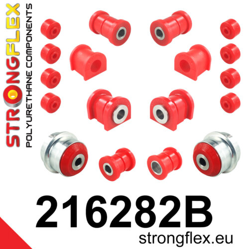 Strongflex front suspension and rear beam bush kit for TOYOTA STARLET EP91 / TOYOTA TERCEL EL5