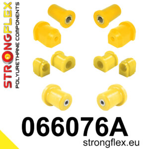 Strongflex front suspension and rear beam bush kit SPORT for FIAT UNO
