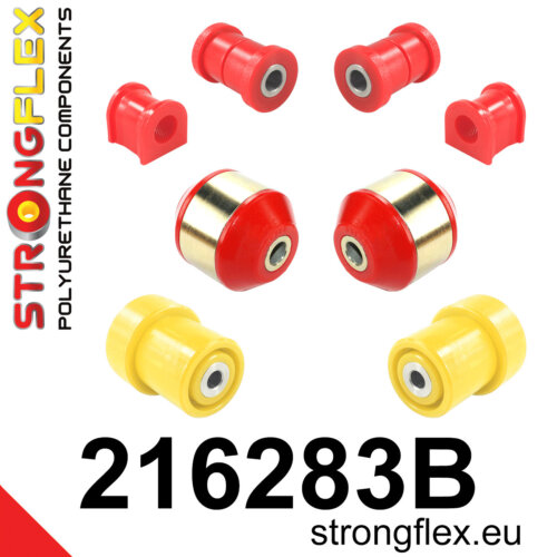 Strongflex Suspension bush kit front and rear for TOYOTA Yaris I / TOYOTA Yaris Verso P2
