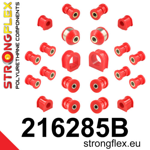 Strongflex full suspension bush kit for TOYOTA Corolla