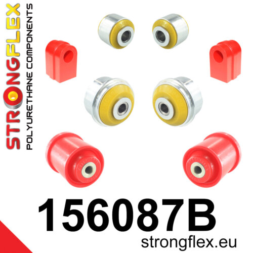 Strongflex front suspension and rear beam bush kit for RENAULT MÉGANE III