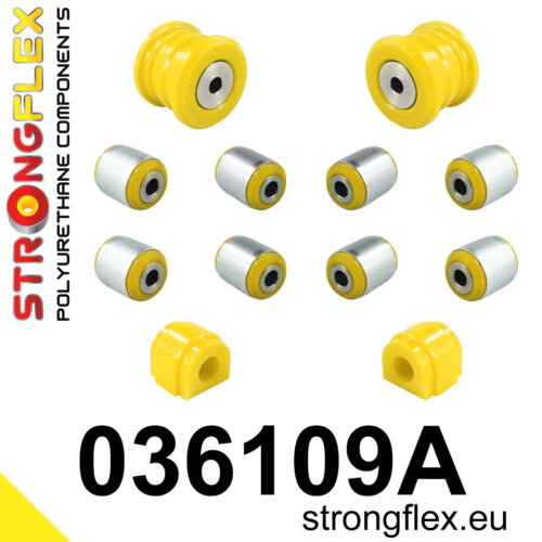 Strongflex rear suspension bush kit SPORT for MINI Hatch F55 / MINI Clubman F54