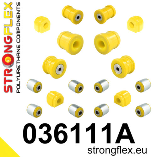 Strongflex complete polyurethane suspension bush kit SPORT for MINI Hatch F55 / MINI Clubman F54