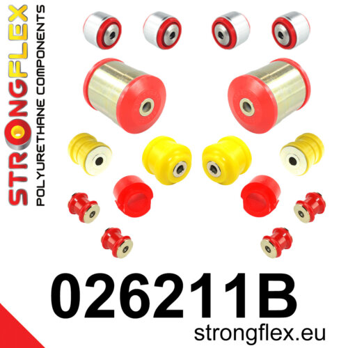 Strongflex front suspension bush kit for AUDI A6 C6