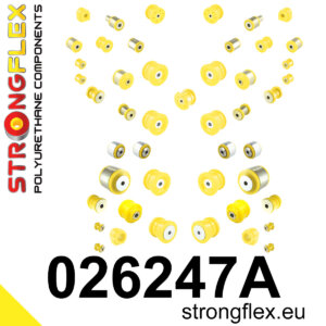 Strongflex Kompletni poliuretanski komplet čahura ovjesa SPORT za AUDI A8 D3 / VOLKSWAGEN PHAETON 3D