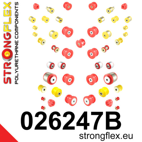 Strongflex complete polyurethane suspension bush kit for AUDI A8 D3 / VOLKSWAGEN PHAETON 3D